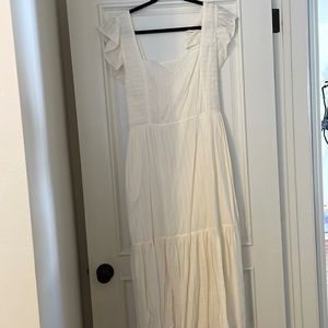Madewell linen maxi dress